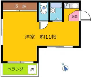 東京都目黒区祐天寺2【マンション】の間取り