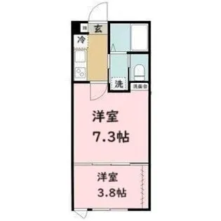 ジャスティス【1階】の間取り