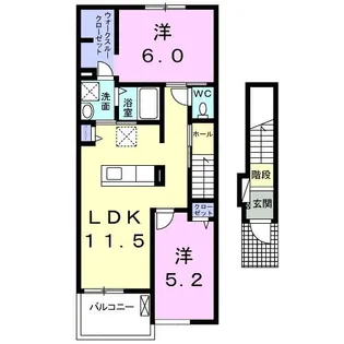 セレノ コルソ【2階】の間取り
