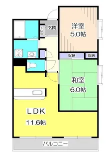 エスポワール・サイトウ【2階】の間取り