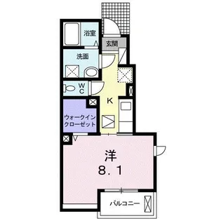 ラ・フォーレVII【1階】の間取り