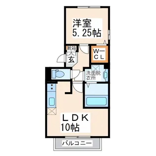 リーベンバウム【2階】の間取り