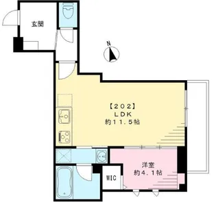プラサート22【2階】の間取り