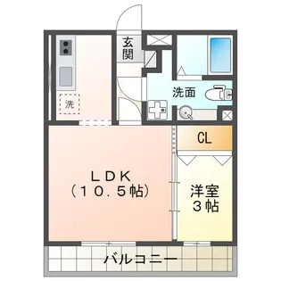 オーベルジュ【2階】の間取り
