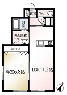 ストーンコート・クオーレ【1階】の間取り