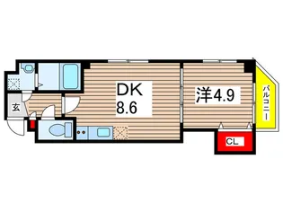 新宿ガーデンHS【4階】の間取り
