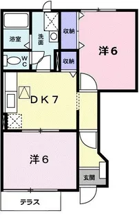 コルザT【1階】の間取り