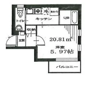 Sコート高輪【2階】の間取り