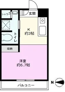 メゾンしの【2階】の間取り