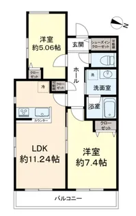 グリーンリーフ明大前【3階】の間取り