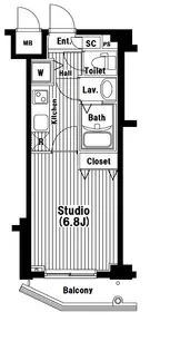 ガーラ・ヒルズ目黒東山【3階】の間取り
