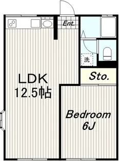 シティハイムセイセキ【2階】の間取り