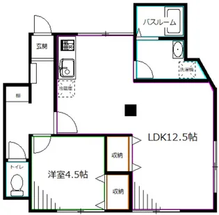 ベル杉並【1階】の間取り
