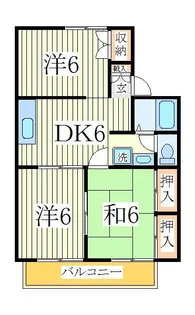 セジュールYK【1階】の間取り