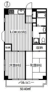 コミュニオン佼徳【4階】の間取り