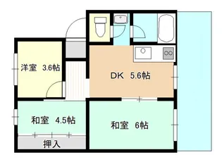 メゾン冨田【3階】の間取り