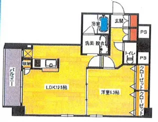 MarionetteVII(旧:Sビル東白島)【1階】の間取り