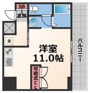 ロネスタ新深江【2階】の間取り