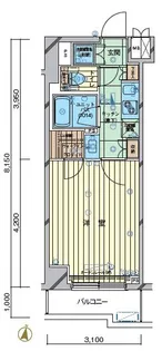 ルーブル南馬込伍番館【1階】の間取り