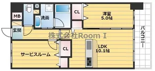 ATKレジデンスなにわ橋【8階】の間取り