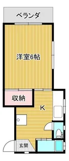 成田コーポ【2階】の間取り