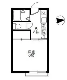 フォレスト松陰神社【2階】の間取り