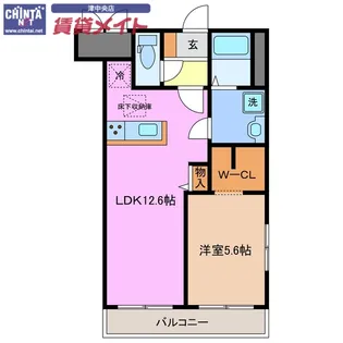 Renace Lekame【1階】の間取り