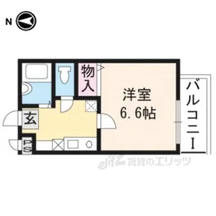 フラッツ7【2階】の間取り