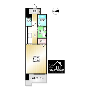 グランクリュ佐古WEST【10階】の間取り