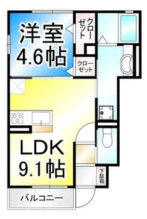 ユーフォリア・Y【1階】の間取り