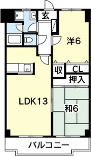 リバティ21【3階】の間取り