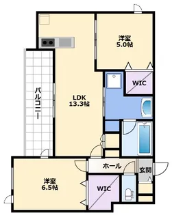 ベル アントレ 西宮【2階】の間取り