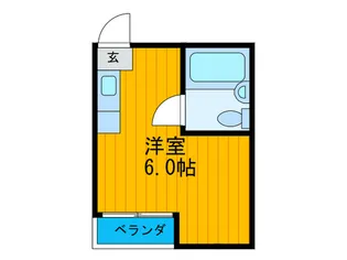 クリアー新北野【4階】の間取り