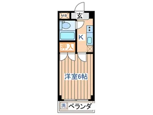 ユンクハイム【2階】の間取り