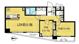 エスタシオン高円寺【4階】の間取り