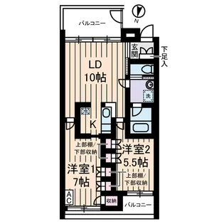 ドルフEAST【3階】の間取り