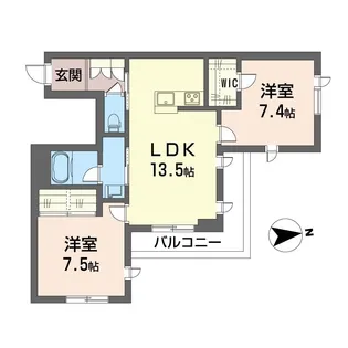 アストロフィラ【2階】の間取り