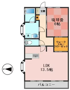 壱番館【2階】の間取り
