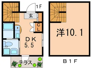 CONTEL HATANODAIの間取り
