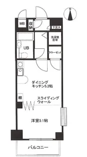 クローバー御幣島【3階】の間取り