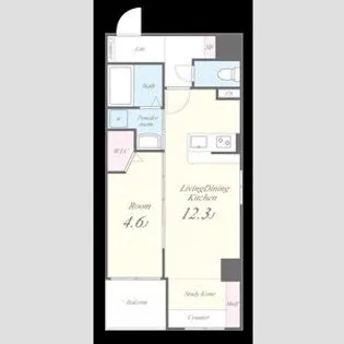 ル パルテール大濠【10階】の間取り