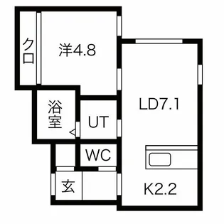 コア山の手【2階】の間取り