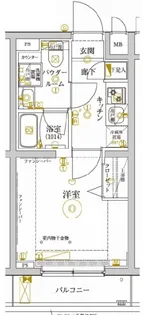 レアライズ新丸子II【3階】の間取り