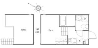 ロゼフォレスト【1階】の間取り
