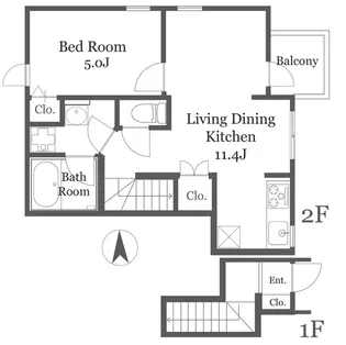 STELLA駒沢の間取り