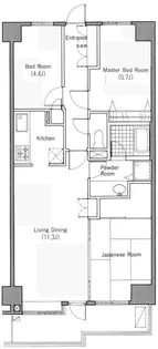FOREST HOUSE【4階】の間取り