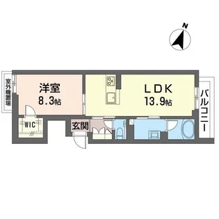 ロワール【3階】の間取り