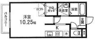 コンフォートAOYAMA A棟【2階】の間取り