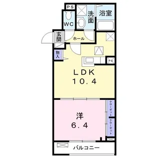 アバンセVI【1階】の間取り