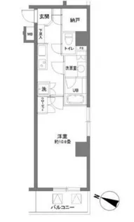 カスタリア大塚II【7階】の間取り